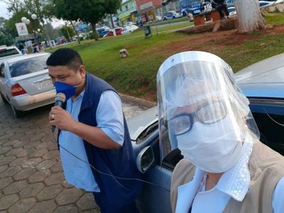 Con megáfono, piden extremar cuidados en Ciudad del Este