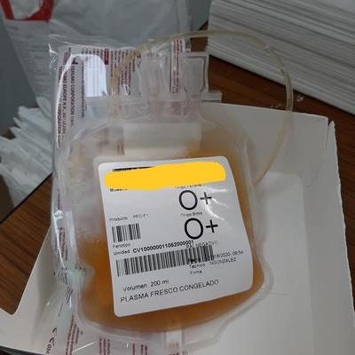 Primera paciente con COVID en ser tratada con plasma convaleciente evoluciona favorablemente