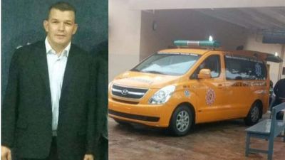 Concejal roseño sufre un accidente laboral, tuvo fracturas en la pierna