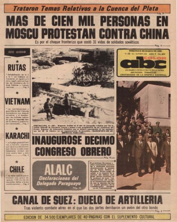 9 de marzo de 1969 - Un Dia Como Hoy - ABC Color