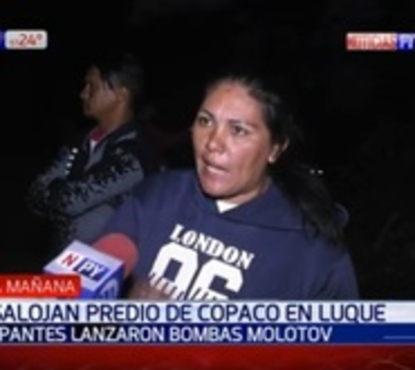 Se entregó Cristina Aquino, Líder de sin techos en Luque - Paraguay.com