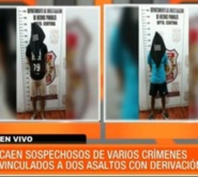 Caen sospechosos vinculados a asaltos con derivación fatal - Paraguay.com