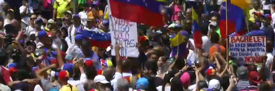 Marcharon contra Maduro a pesar de amenazas de la Policía - ADN Paraguayo