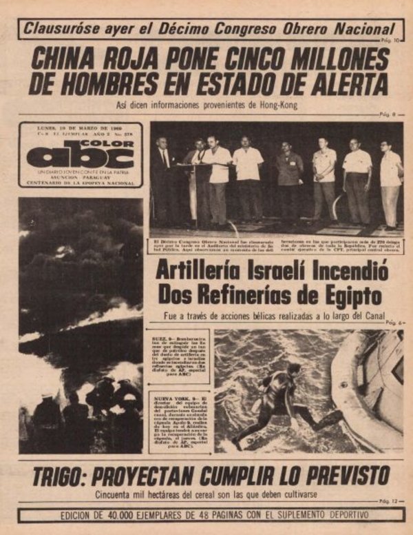 10 de marzo de 1969 - Un Dia Como Hoy - ABC Color