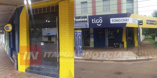 CNEL. BOGADO: VIOLENTO HURTO A LOCAL COMERCIAL EN PLENO CENTRO.