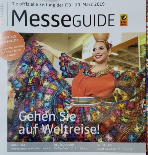 Paraguaya con traje de ñanduti es tapa de revista internacional - Nacionales - ABC Color