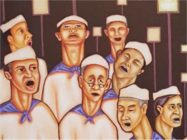 Centros exhiben piezas de artes plásticas y montajes