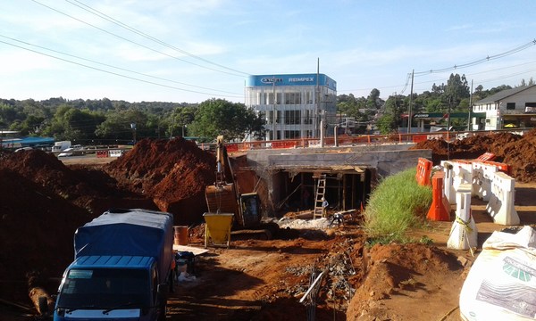 Avanza construcción de tunel en Ruta 7