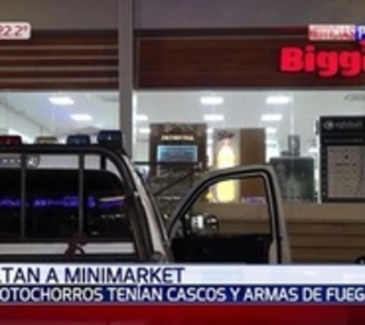 Asaltan minimercado y se llevan G. 2 millones   - Paraguay.com