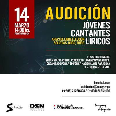 Audición de la OSN para cantantes líricos | .::Agencia IP::.