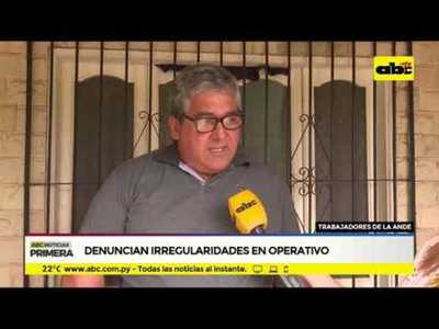 Denuncian irregularidades en operativo - Tv - ABC Color
