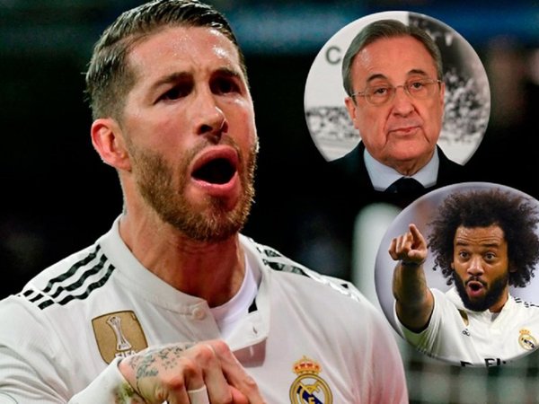La versión de Sergio Ramos sobre "pelea" con Florentino y Marcelo