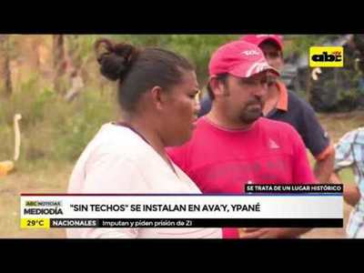Sin techos se instalan en Ava'y, Ypane - Tv - ABC Color