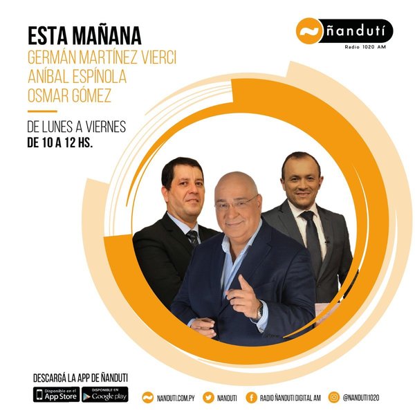 Esta Mañana con la conducción de Germán Martínez Vierci y Aníbal Espinola » Ñanduti