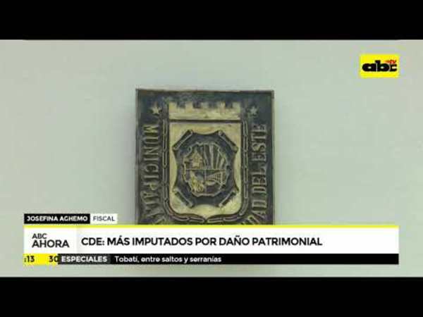 CDE: más imputados por daño patrimonial - Tv - ABC Color