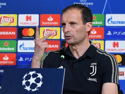 Allegri: "Cristiano se luce en estos partidos"