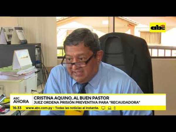 Cristina Aquino, al Buen Pastor - Tv - ABC Color