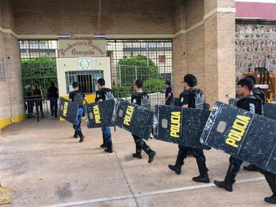 Amotinamiento en la cárcel de Concepción - Nacionales - ABC Color