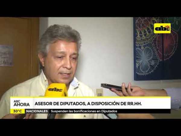 Asesor de diputados a disposición de RR. HH. - Tv - ABC Color