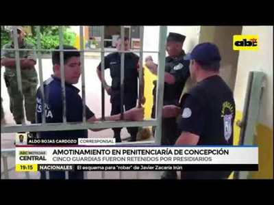 Amotinamiento en penitenciaría de Concepción - Tv - ABC Color
