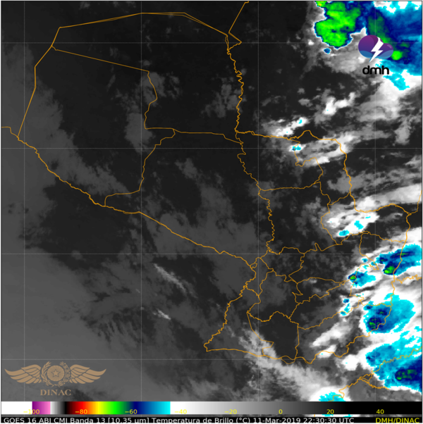 Alerta de tormentas para cinco departamentos - ADN Paraguayo