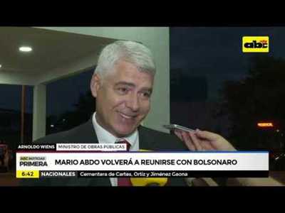 Mario Abdo volverá a reunirse con Bolsonaro - Tv - ABC Color