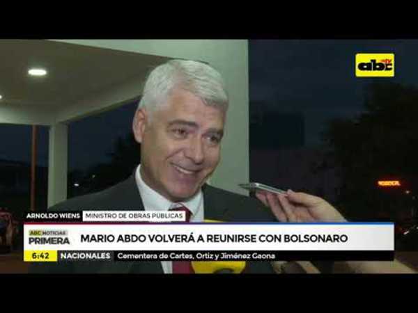 Mario Abdo volverá a reunirse con Bolsonaro - Tv - ABC Color