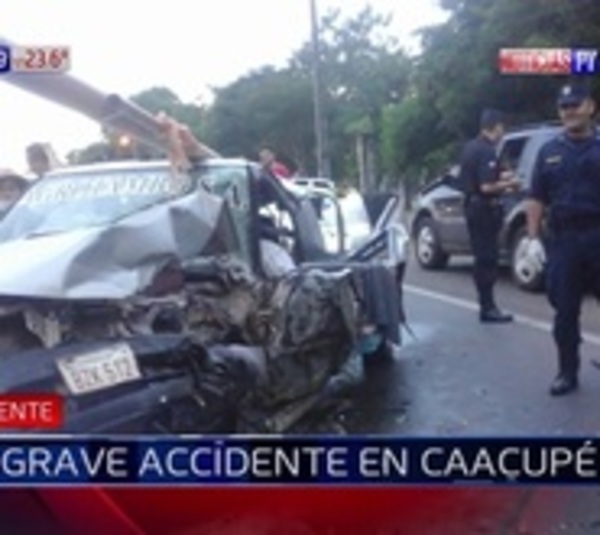 Joven fallece tras violento choque en Caacupé - Paraguay.com