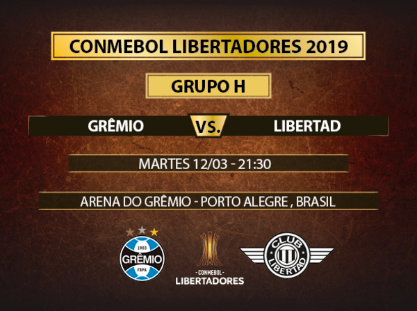 Libertad visita a Gremio por la fase de grupos