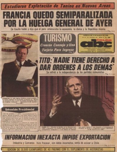 12 de marzo de 1969 - Un Dia Como Hoy - ABC Color