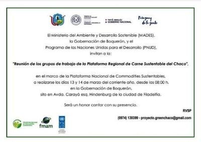 Reunión de Grupos de Trabajo de la Plataforma Regional de Carne Sostenible - Edicion Impresa - ABC Color