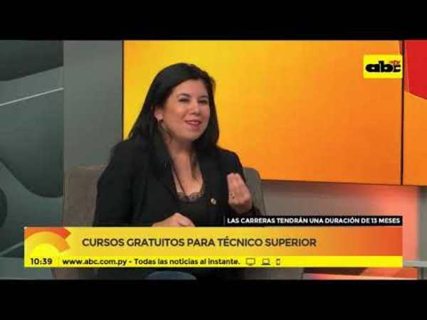 Cursos gratuitos para técnico superior - Tv - ABC Color