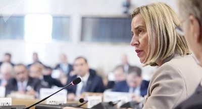 Mogherini se expresa en contra de intervención militar en Venezuela | .::Agencia IP::.