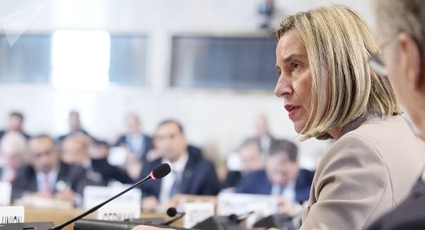 Mogherini se expresa en contra de intervención militar en Venezuela | .::Agencia IP::.