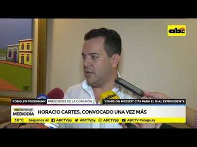 Horacio Cartes convocado una vez más - Tv - ABC Color