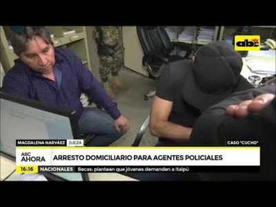 Caso Cucho: Arresto domiciliario para agentes policiales - Tv - ABC Color