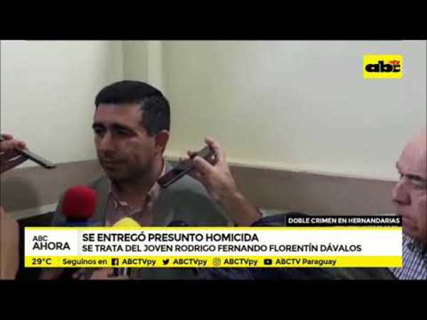 Se entregó presunto homicida - Tv - ABC Color