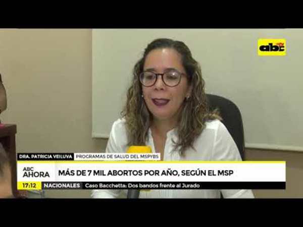 Mas de 7 mil abortos por año, según MSP - Tv - ABC Color