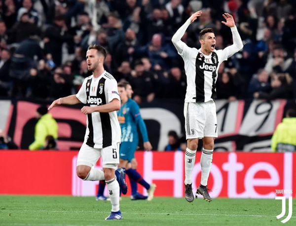 Cristiano clasificó a la Juve y eliminó al Atlético