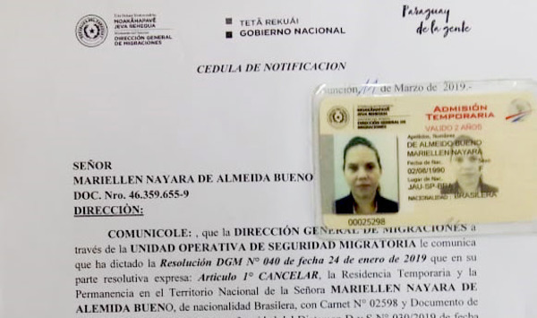 Migraciones cancela residencia a supuesta estudiante brasileña que ejercía irregularmente trabajos de gestoría en CDE