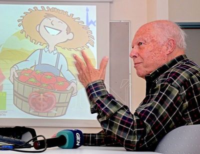 Un profesor, el tomate y la guerra