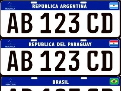 Anuncian implementación de Chapas Mercosur - .::RADIO NACIONAL::.