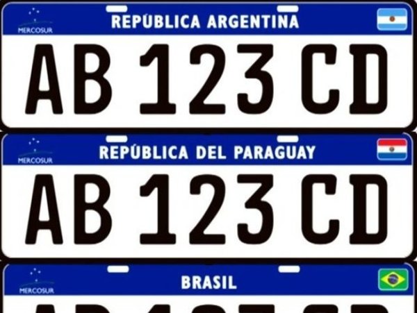 Anuncian implementación de Chapas Mercosur - .::RADIO NACIONAL::.