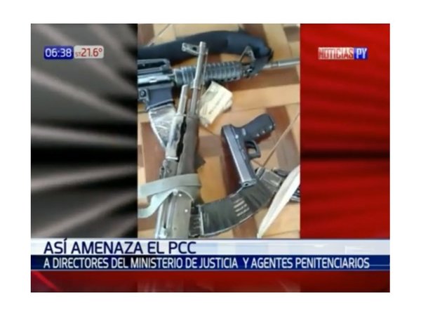 El PCC difundió un video amenazando a autoridades de cárceles paraguayas