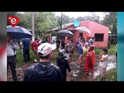 CAMBYRETÁ: ASISTEN A FAMILIAS DAMNIFICADAS