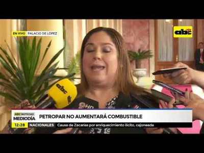Petropar no aumentará combustible - Tv - ABC Color