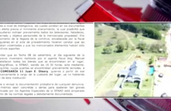 SENAD se pronuncia sobre supuesta ''rapiña'' de la Hacienda Nápoles de alias ''Cucho'' - C9N