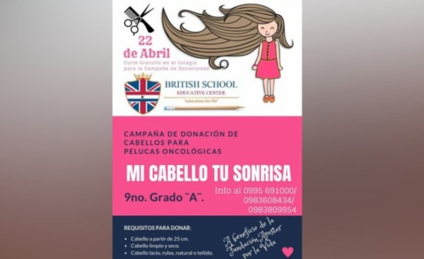 Lanzan campaña de donación de cabellos  para elaborar pelucas