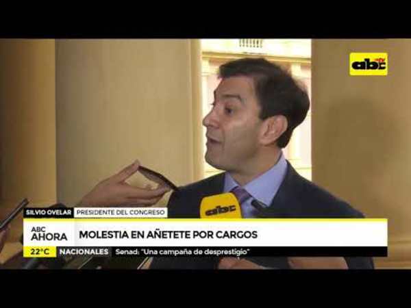 Molestia en Añeteté por cargos - Tv - ABC Color