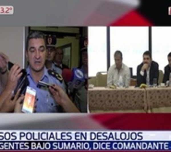 Legisladores cuestionan uso de fuerza de policías en desalojos - Paraguay.com